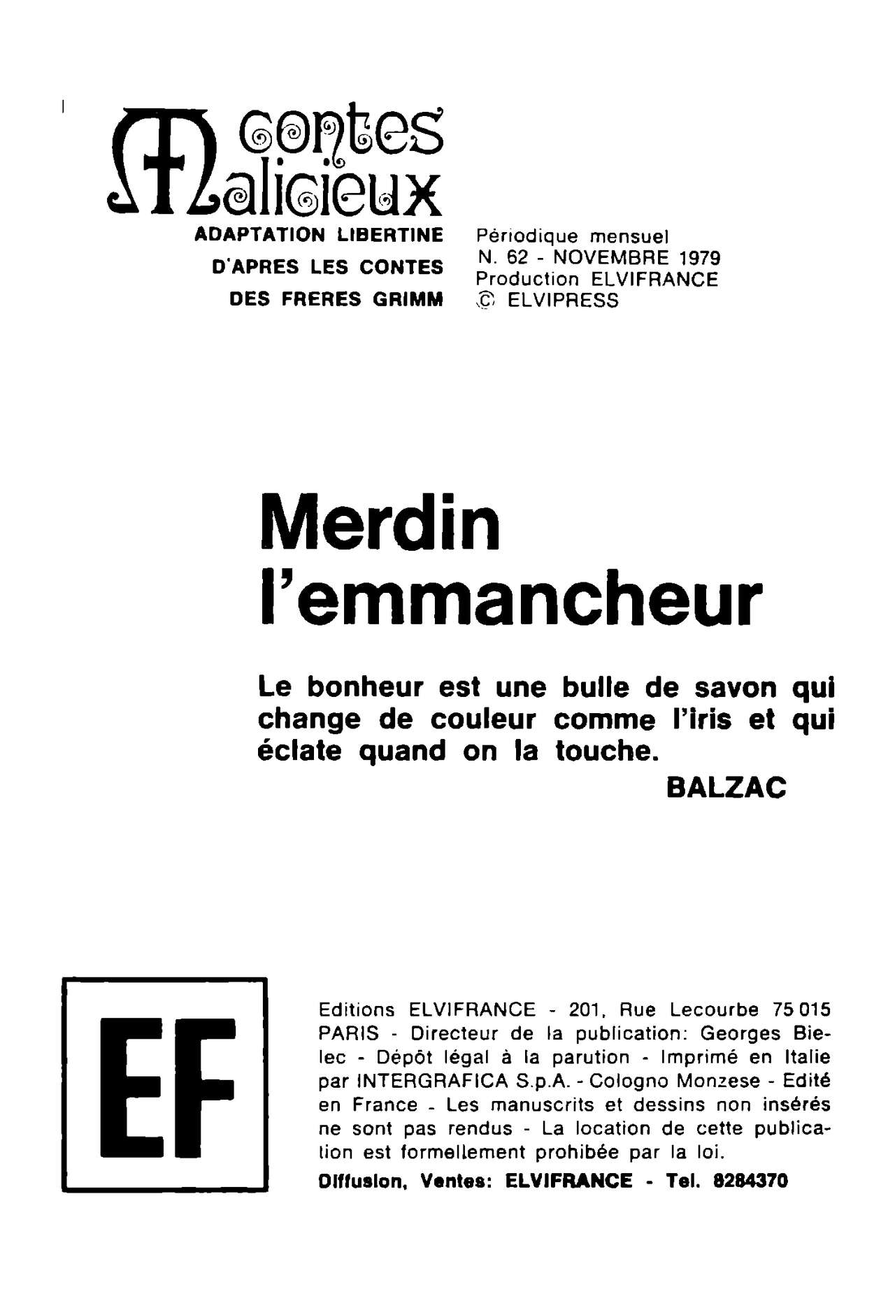 Contes Malicieux #62 : Merdin l'emmancheur page 3 full