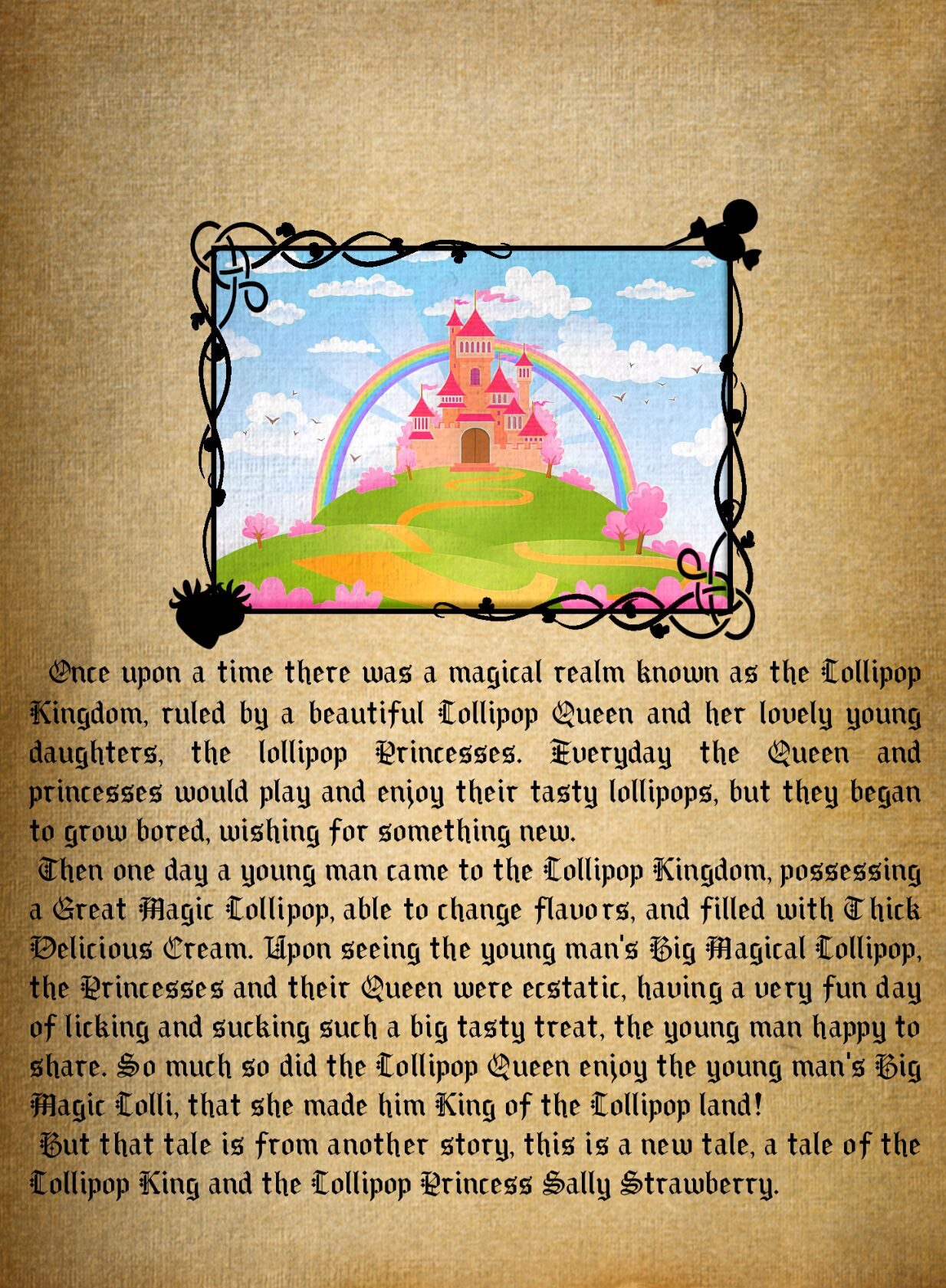 The Lolipop Princess Picture Book: Sally Strawberry page 2 full