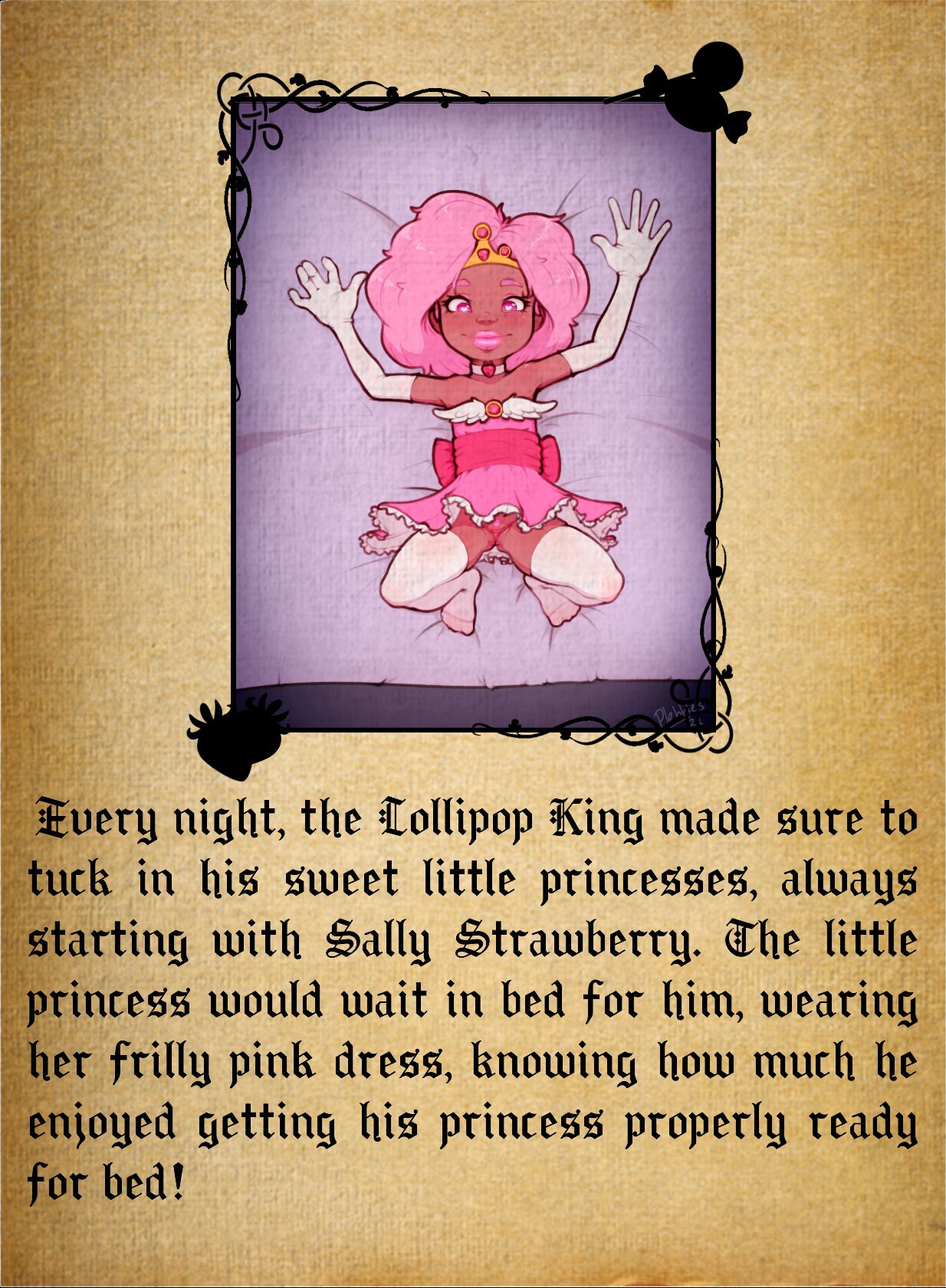 The Lolipop Princess Picture Book: Sally Strawberry page 4 full