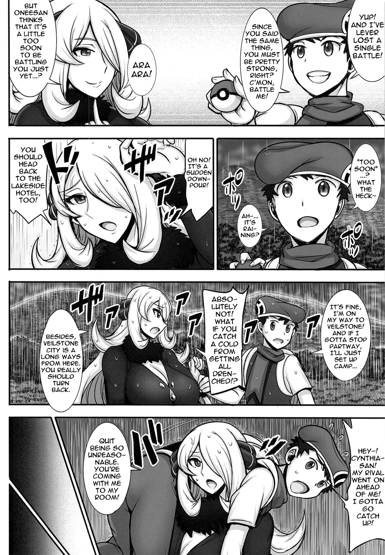 Shirona-san to Ofuro de... | Doing It With Cynthia-san In The Bath... page 3 full