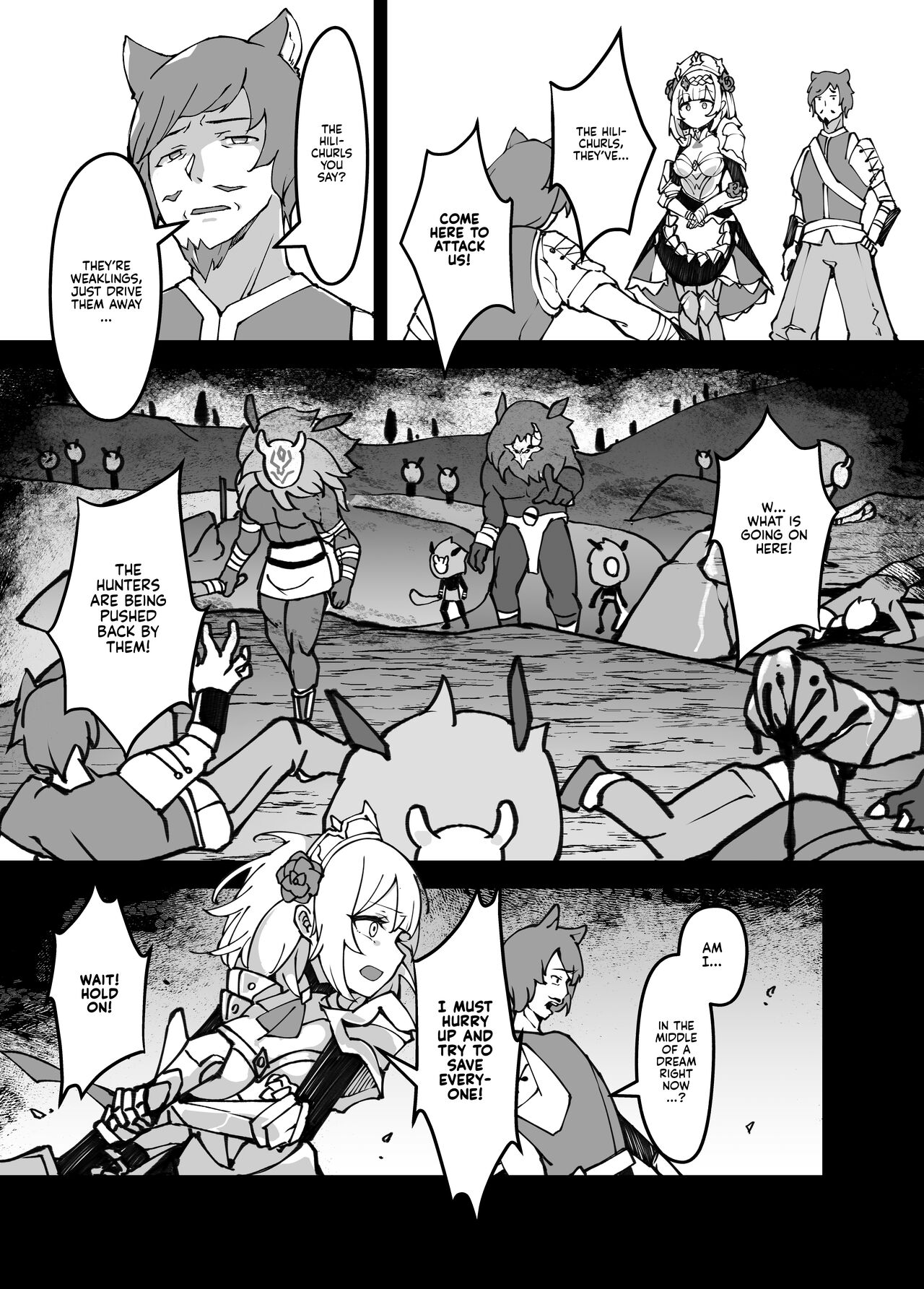 The Attack of the Hilichurls II ~The Invasion's Prelude~ Noelle,Chivalric Blossom that withered~ page 10 full