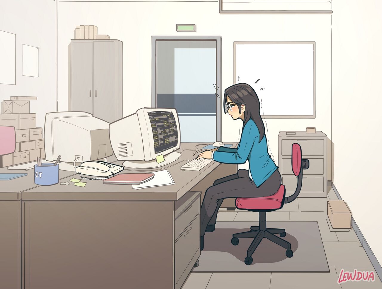 A typical office day page 1 full