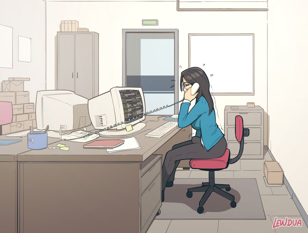A typical office day page 5 full