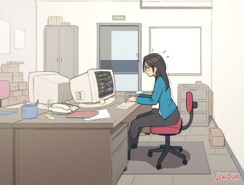 A typical office day cover