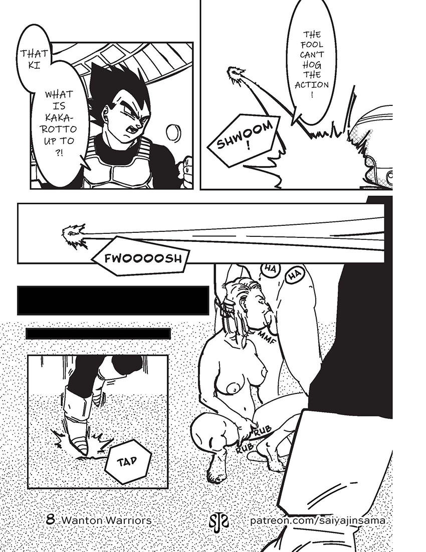 Wanton Warriors #1 - Goku, #18 &amp; Vegeta page 9 full