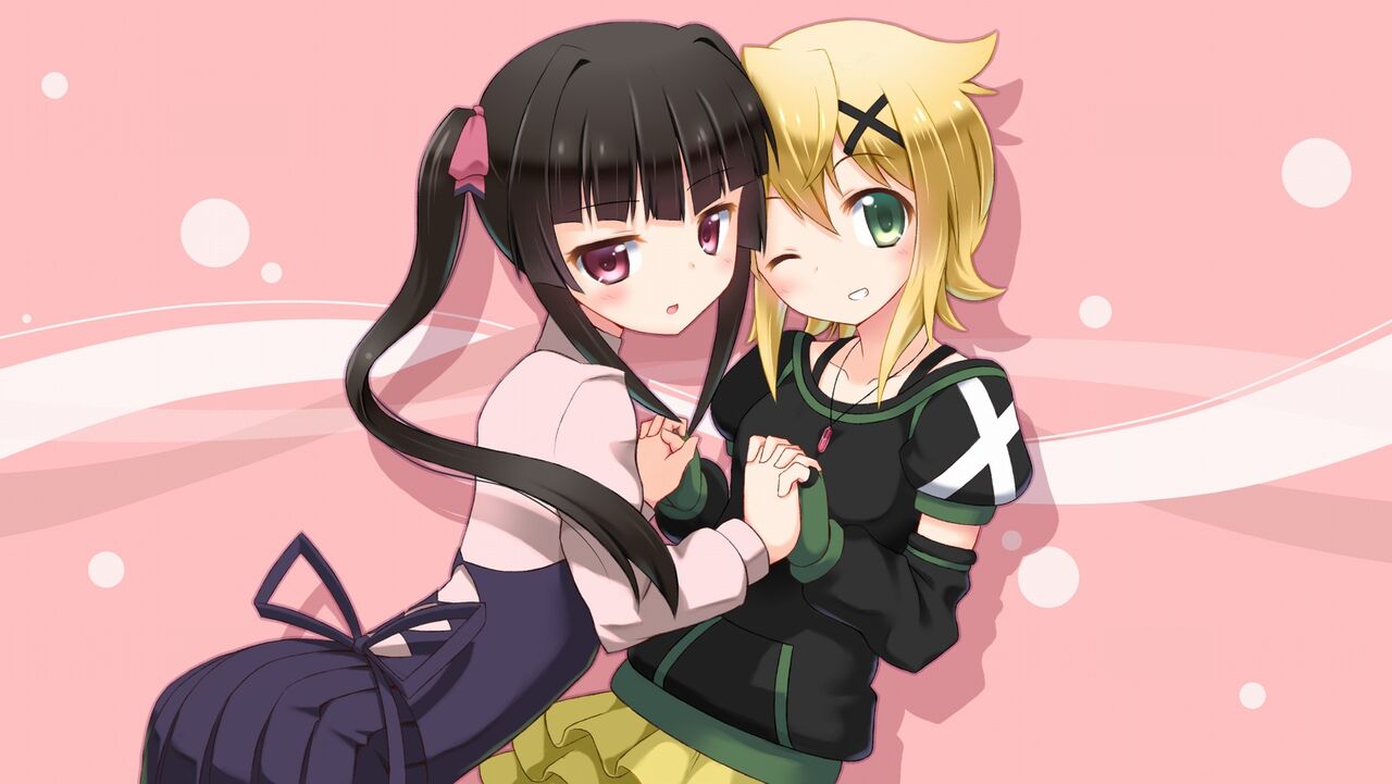 Senki Zesshou Symphogear Kirika Akatsuki+Shirabe Tsukuyomi page 3 full