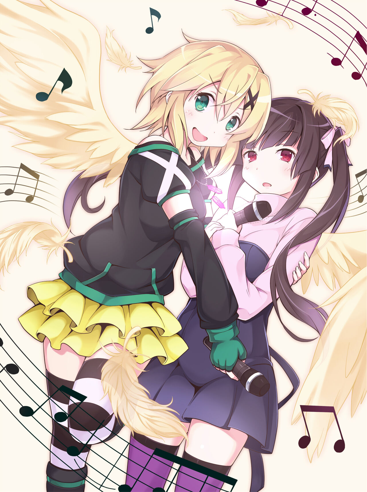 Senki Zesshou Symphogear Kirika Akatsuki+Shirabe Tsukuyomi page 4 full