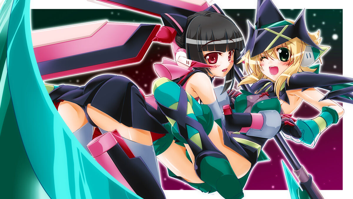 Senki Zesshou Symphogear Kirika Akatsuki+Shirabe Tsukuyomi page 6 full