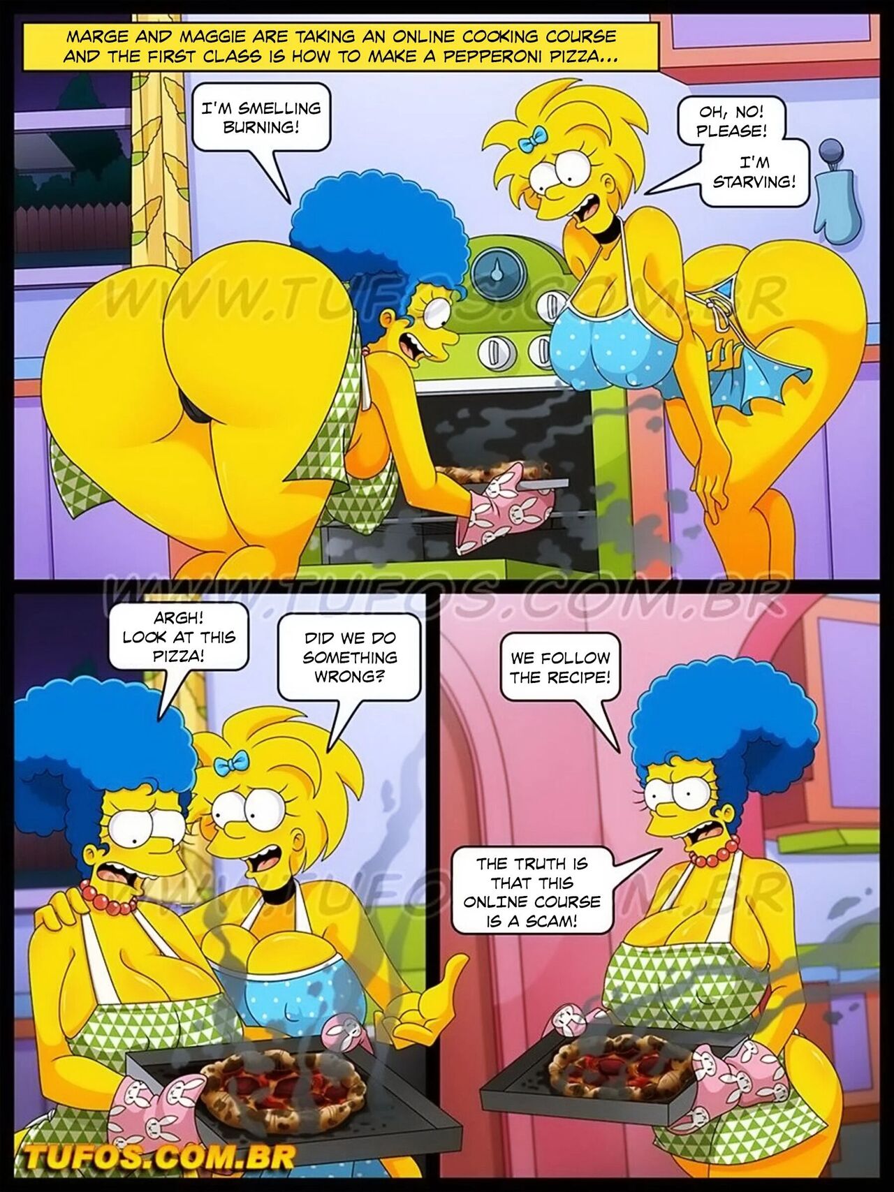 Os Simptoons  -Pepperoni Pizza- 43 - english page 2 full
