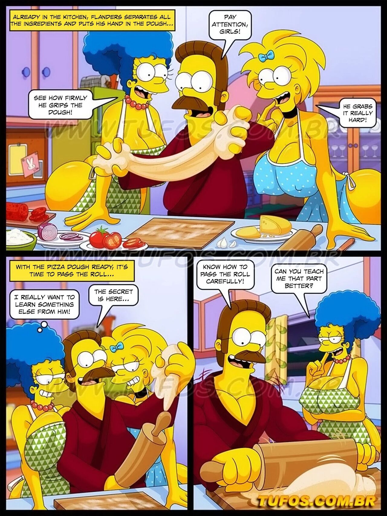 Os Simptoons  -Pepperoni Pizza- 43 - english page 4 full