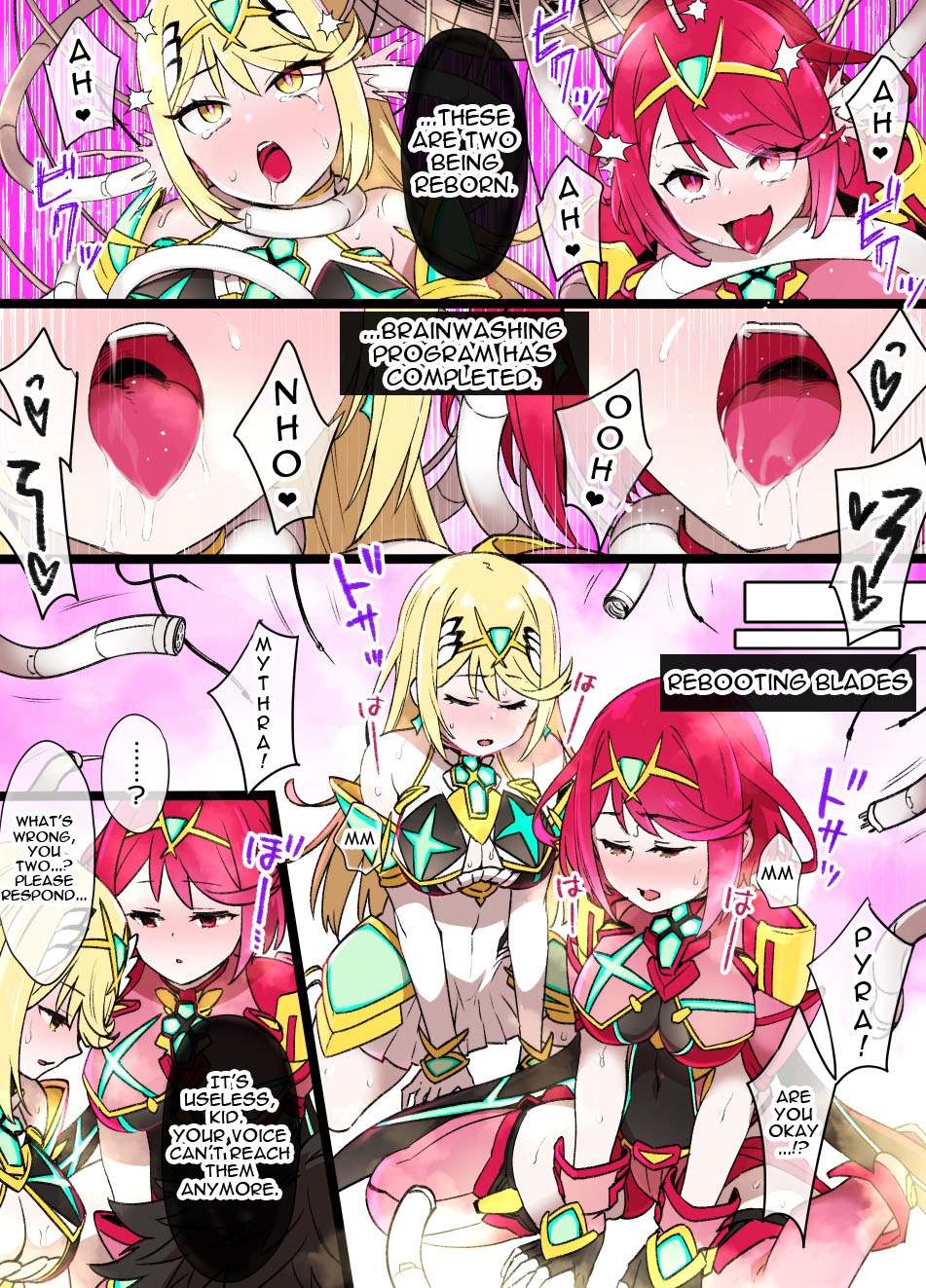 Homura &amp; Hikari Sennou NTR Manga 14P | Homura &amp; Hikari Brainwashing NTR page 2 full