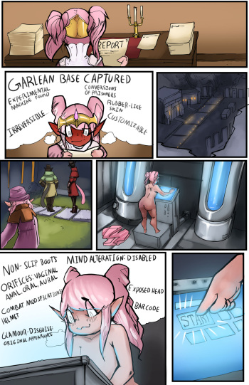 Nanamo Latex Droning Comic by BumbleBorb cover