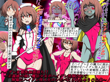 ハイグレ変態洗脳悪堕ち!!～正義感の強い魔法少女がハイグレ洗脳されて無様にハイグレ怪人化のシモベにされちゃうCG集～ cover