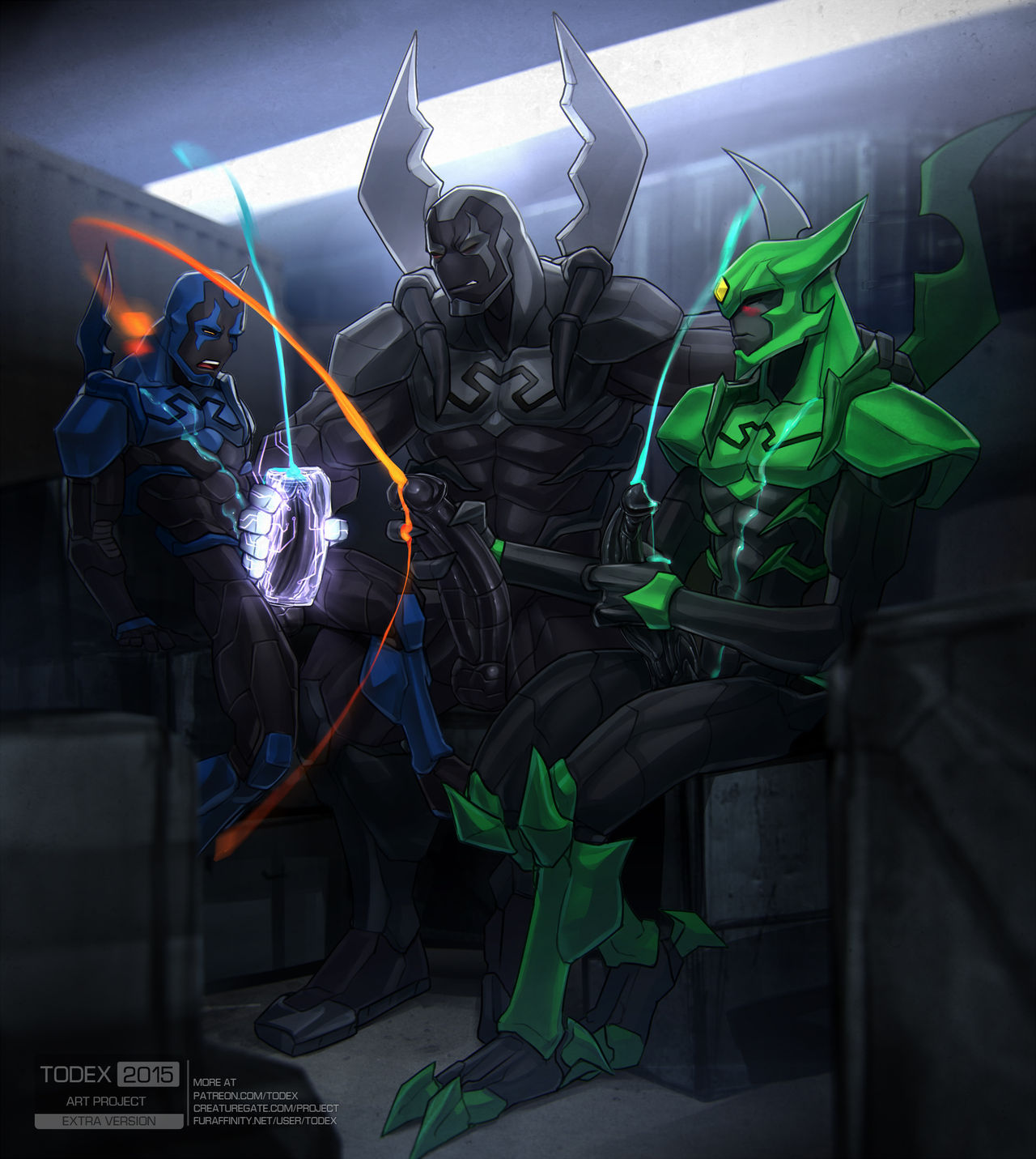 Black + Blue + Green Beetle page 6 full