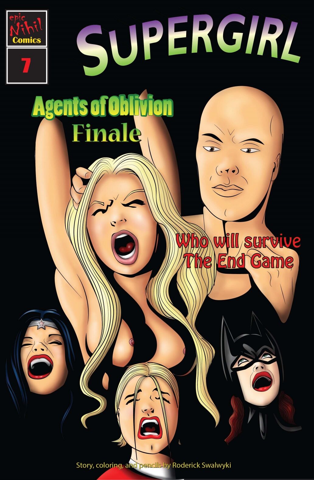 Supergirl: Issue #7 - Agents of Oblivion Part 4 page 1 full