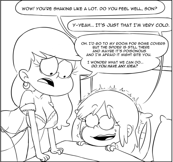 Spider Problem - Leni Loud &amp; Lyle Loud - page 3 full