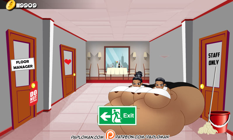 Hungry Girls Game: Twins' Tempting Fattening #5 page 4 full