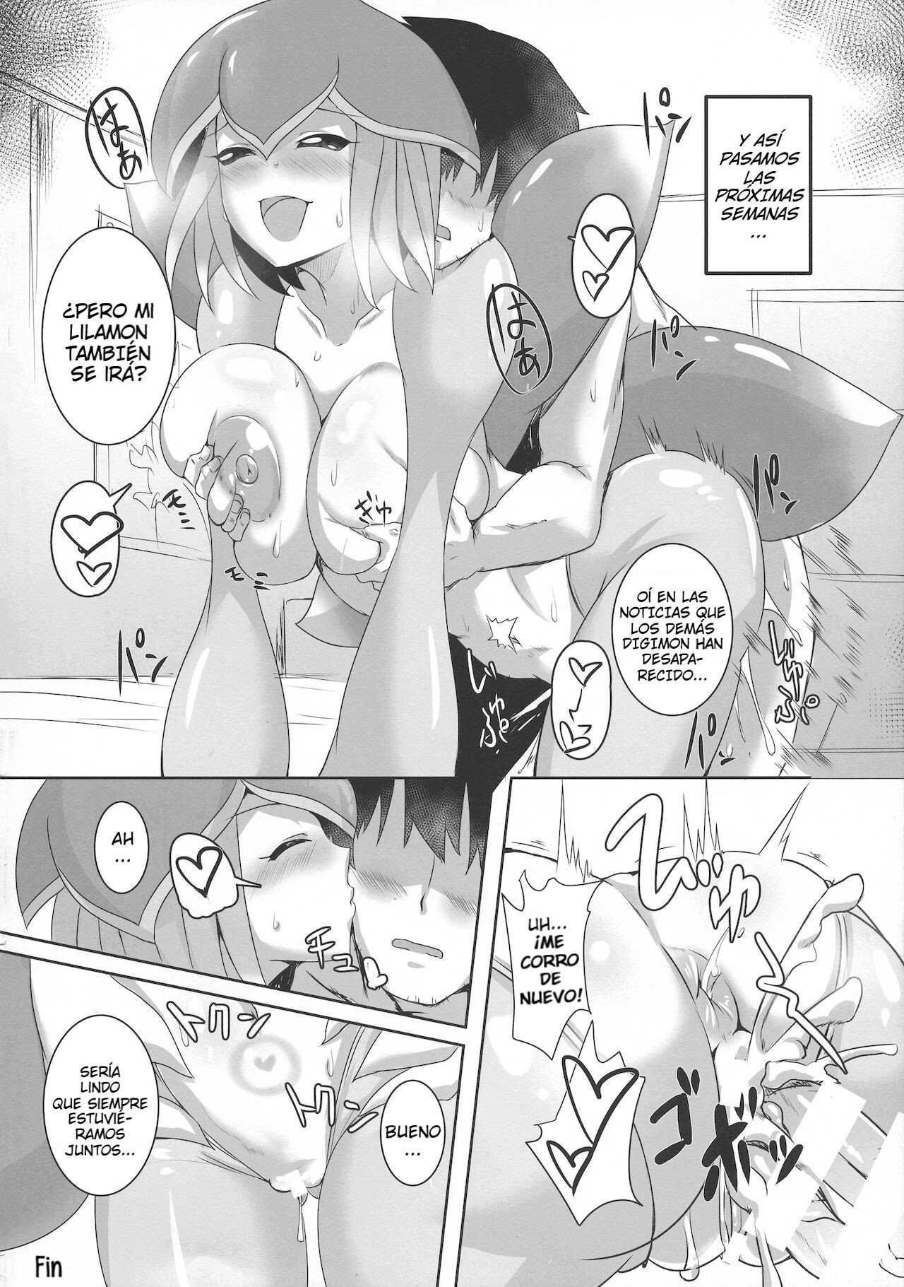 Lovey-Dovey Sex Life with Lilamon   EVOLUTION! page 10 full