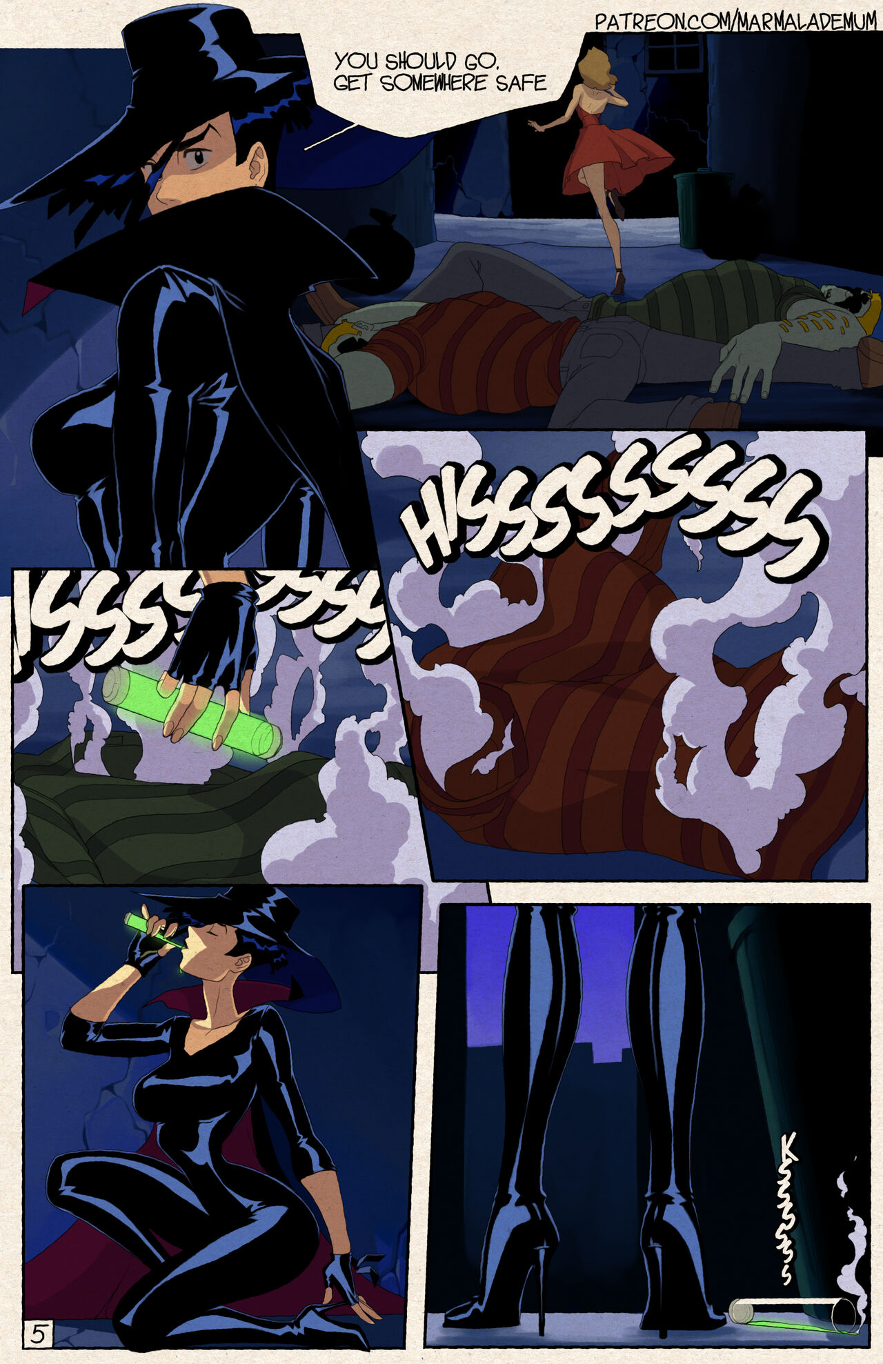 Cybersix, Feline Fascination page 6 full