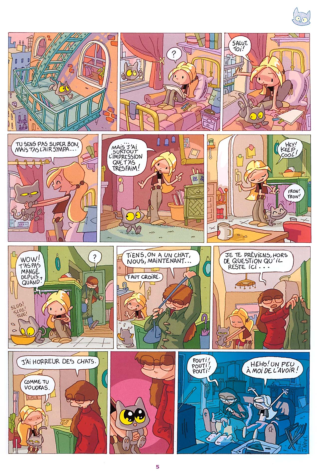 Lou 01 - Journal Infime by Julien Neel page 7 full