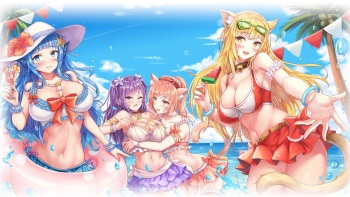 Monster Girl Dormitory CG cover