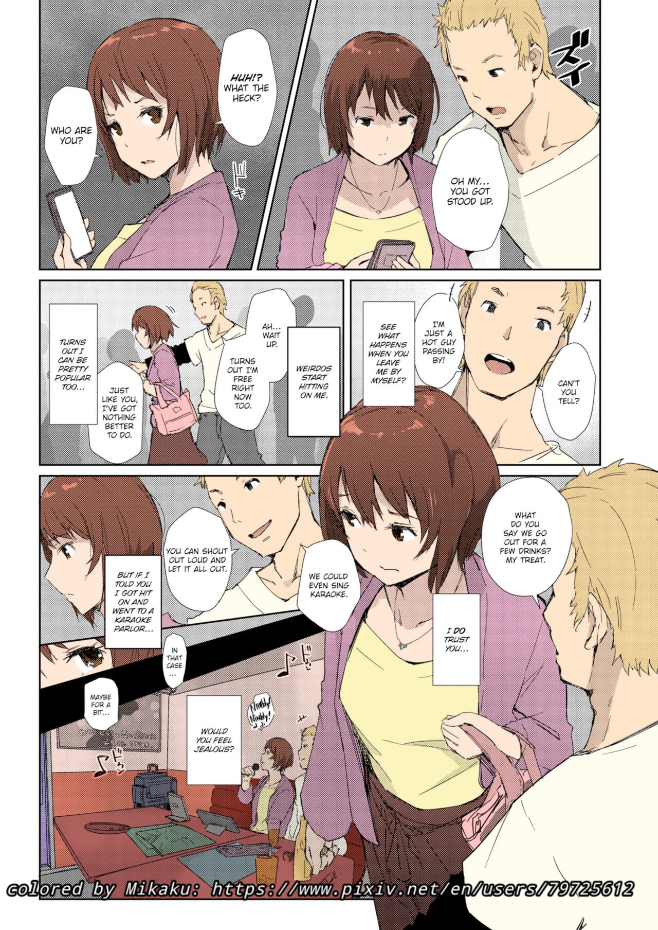 Misunderstanding Love Hotel Netorare  &amp; Kimi no na wa: After Story - Mitsuha ~Netorare~ page 4 full