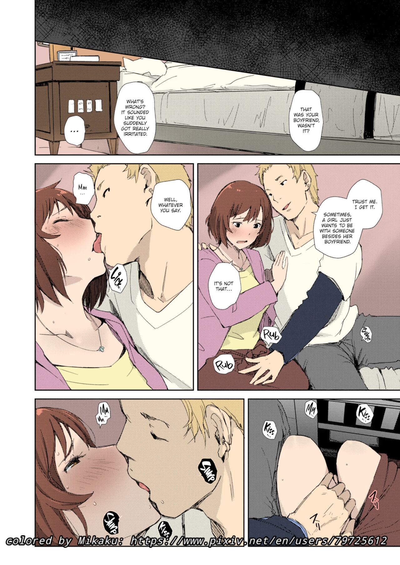 Misunderstanding Love Hotel Netorare  &amp; Kimi no na wa: After Story - Mitsuha ~Netorare~ page 7 full