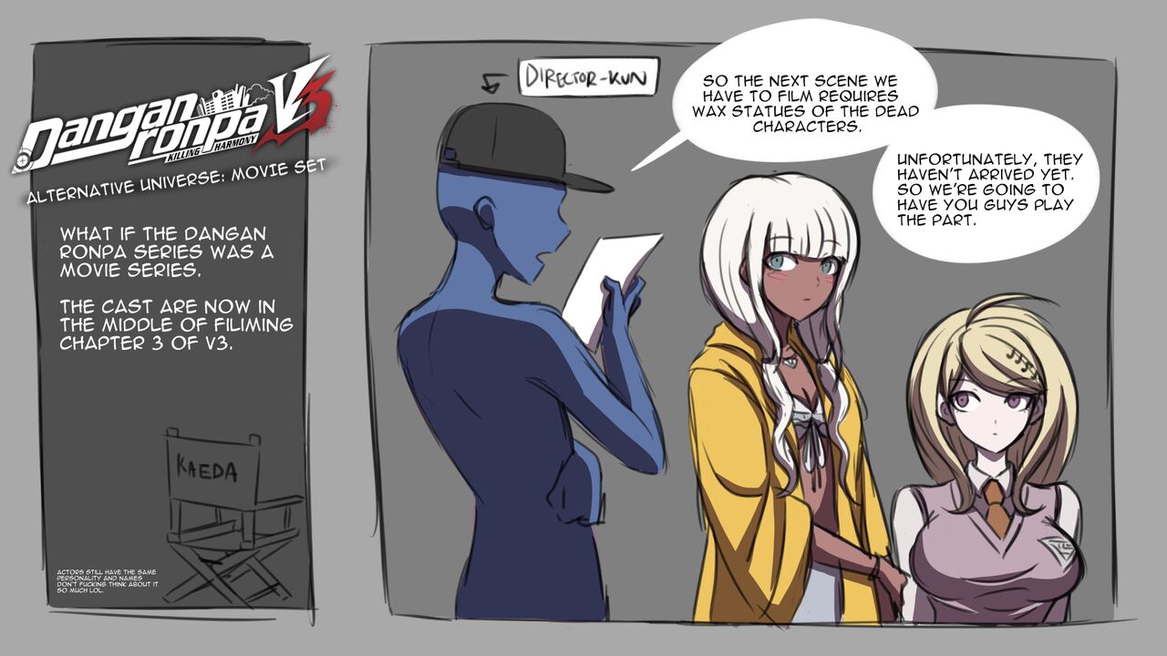 Hypno Dangan Ronpa V3 AU: Movie Set page 2 full