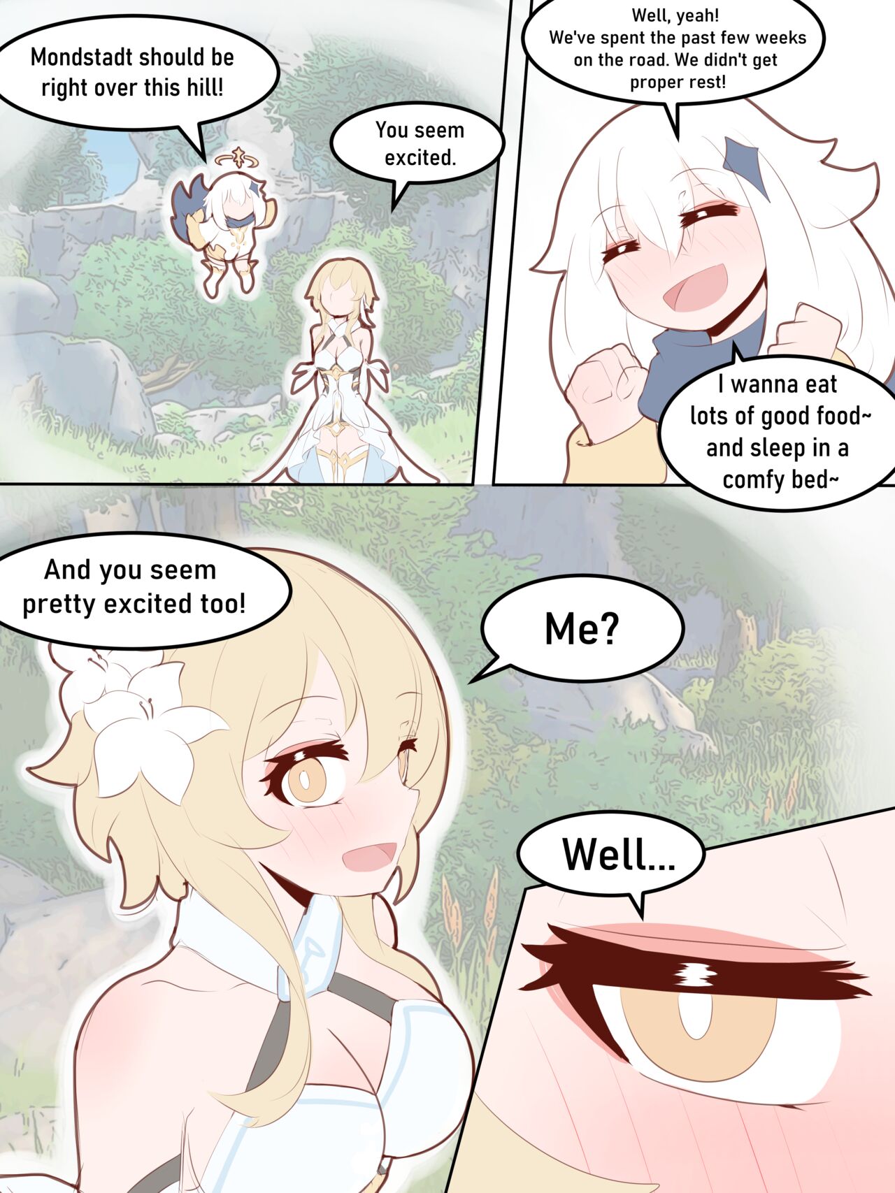 Teyvat Virgin Slayer Lumine page 1 full