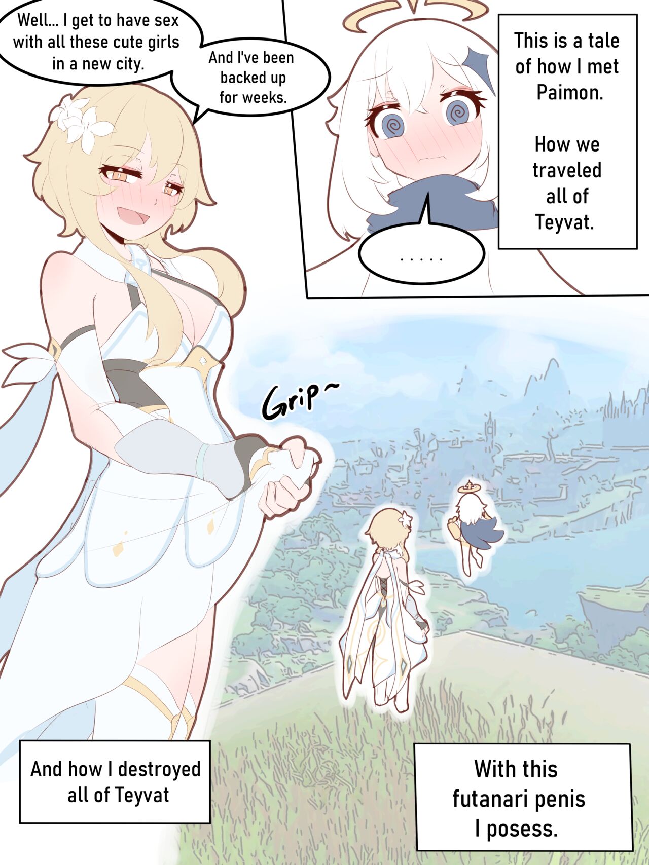 Teyvat Virgin Slayer Lumine page 2 full
