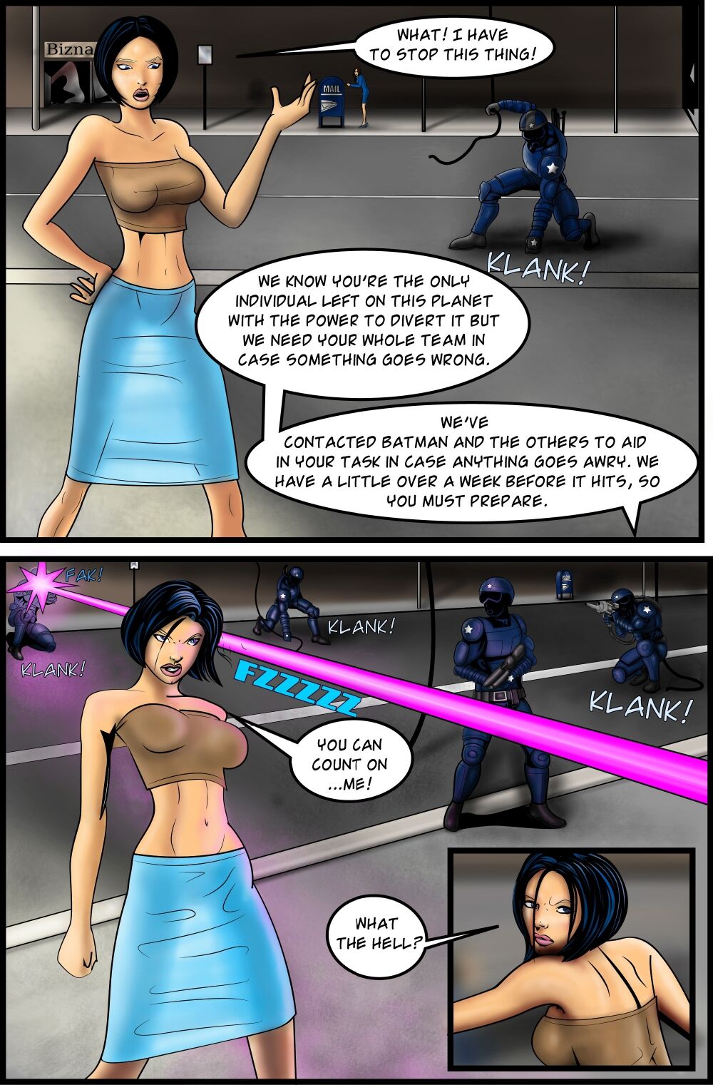 Supergirl: Issue #8 - Countdown to Extinction Part 1 page 5 full
