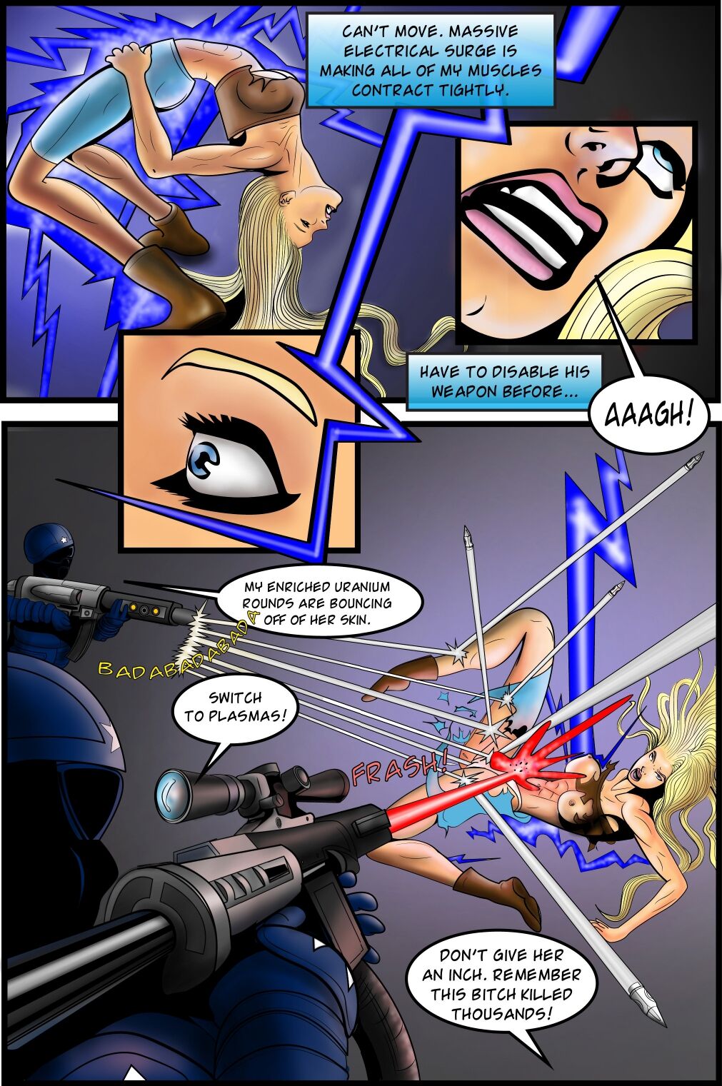 Supergirl: Issue #8 - Countdown to Extinction Part 1 page 9 full