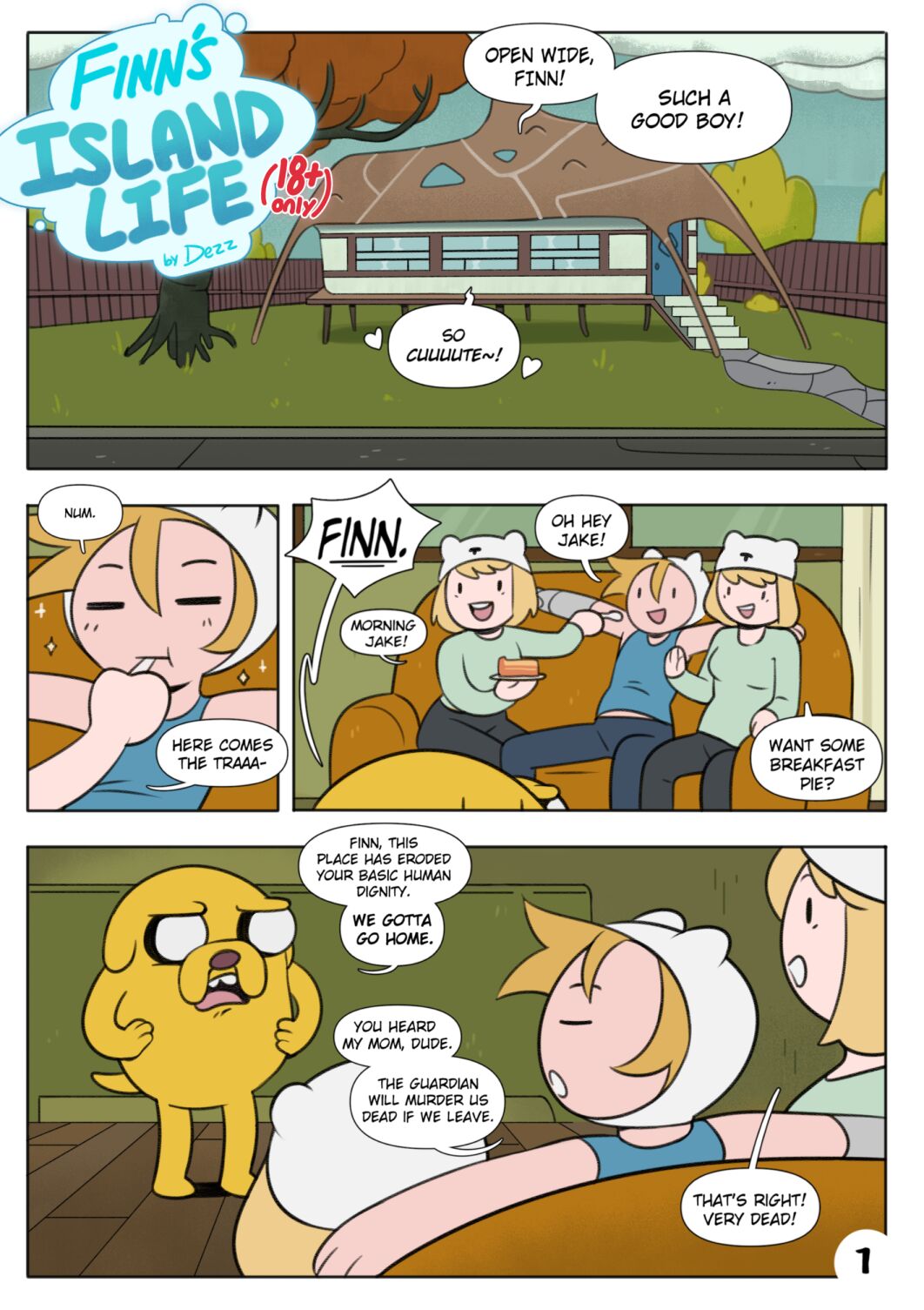 Finn's Island Life page 1 full