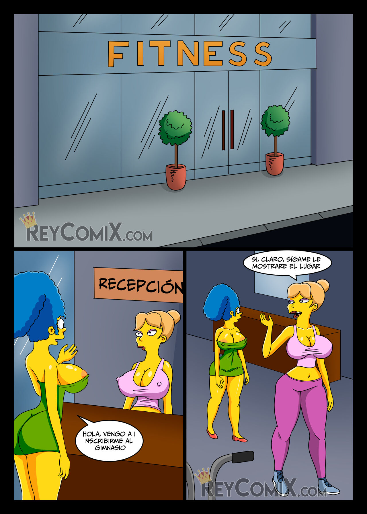 Los Simpsons: GYM page 4 full