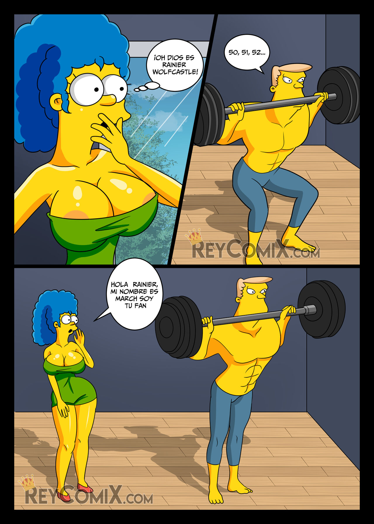 Los Simpsons: GYM page 5 full