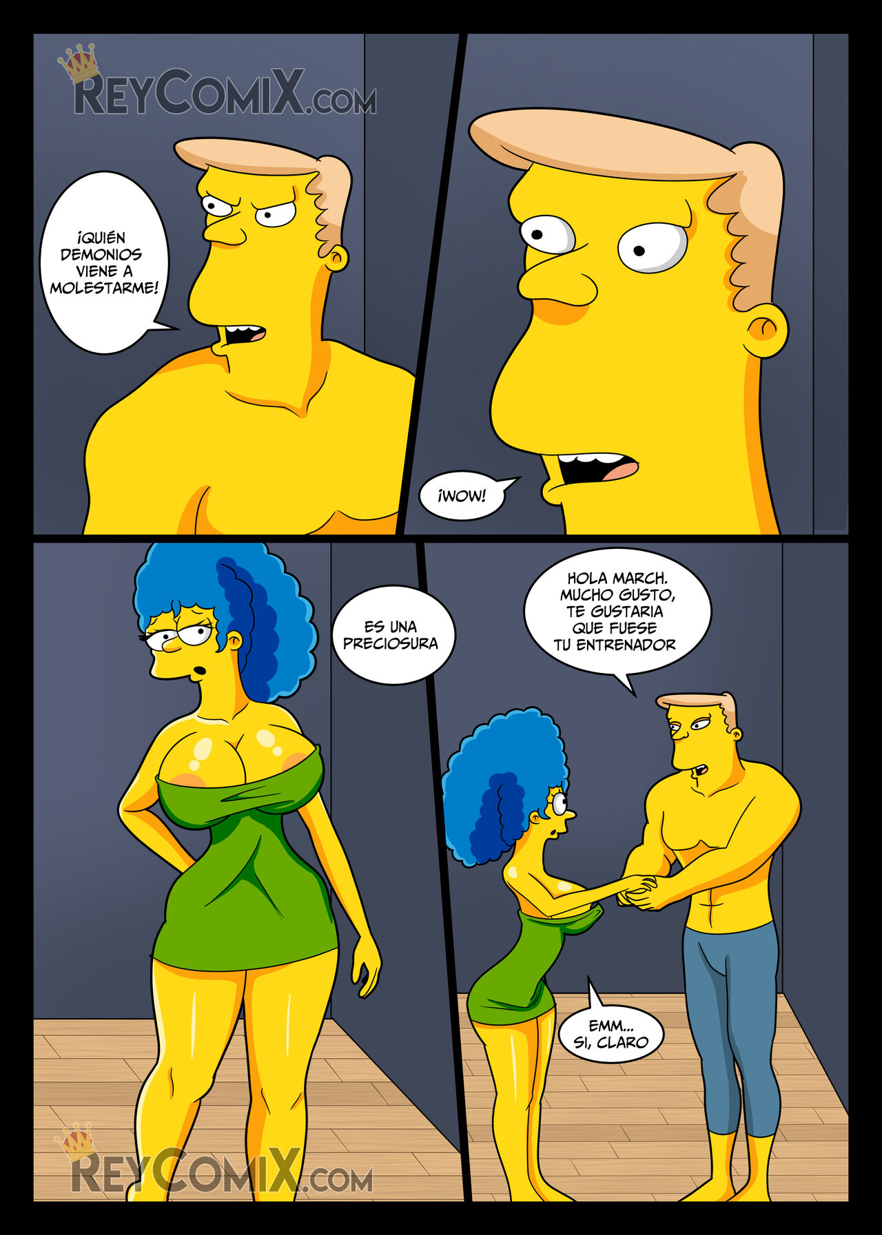 Los Simpsons: GYM page 6 full