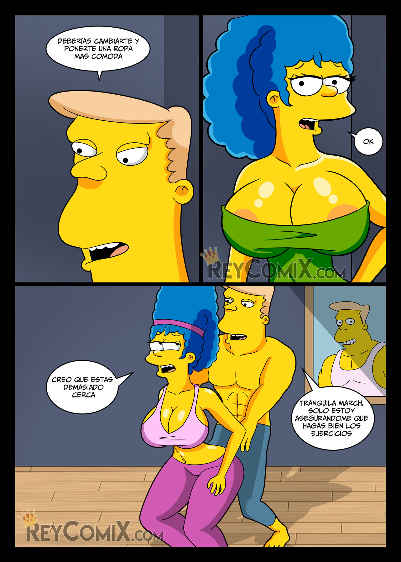 Los Simpsons: GYM page 7 full