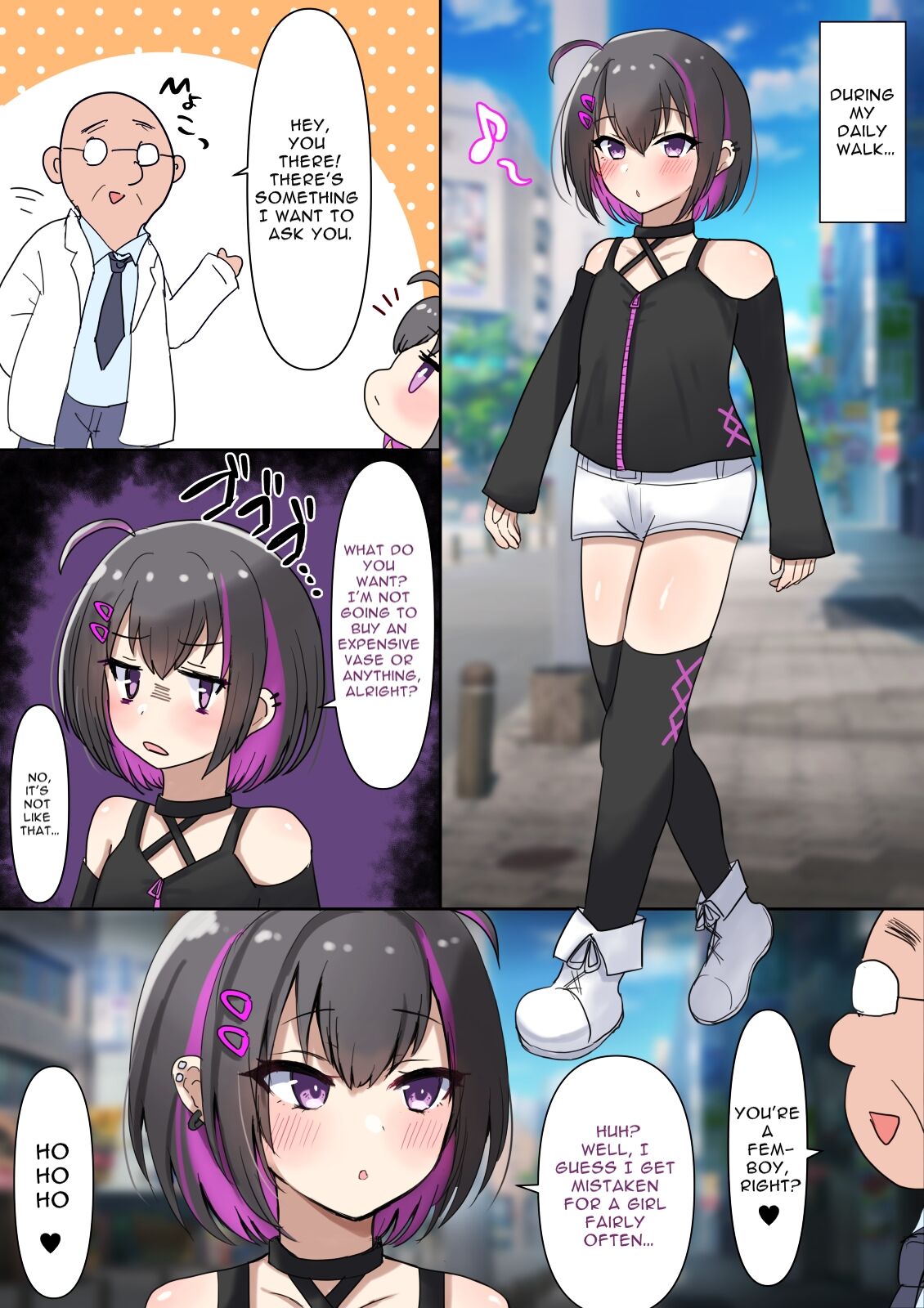 Otokonoko Pretty Boy Stuck His Dick in a Reverse Fellatio Box page 2 full