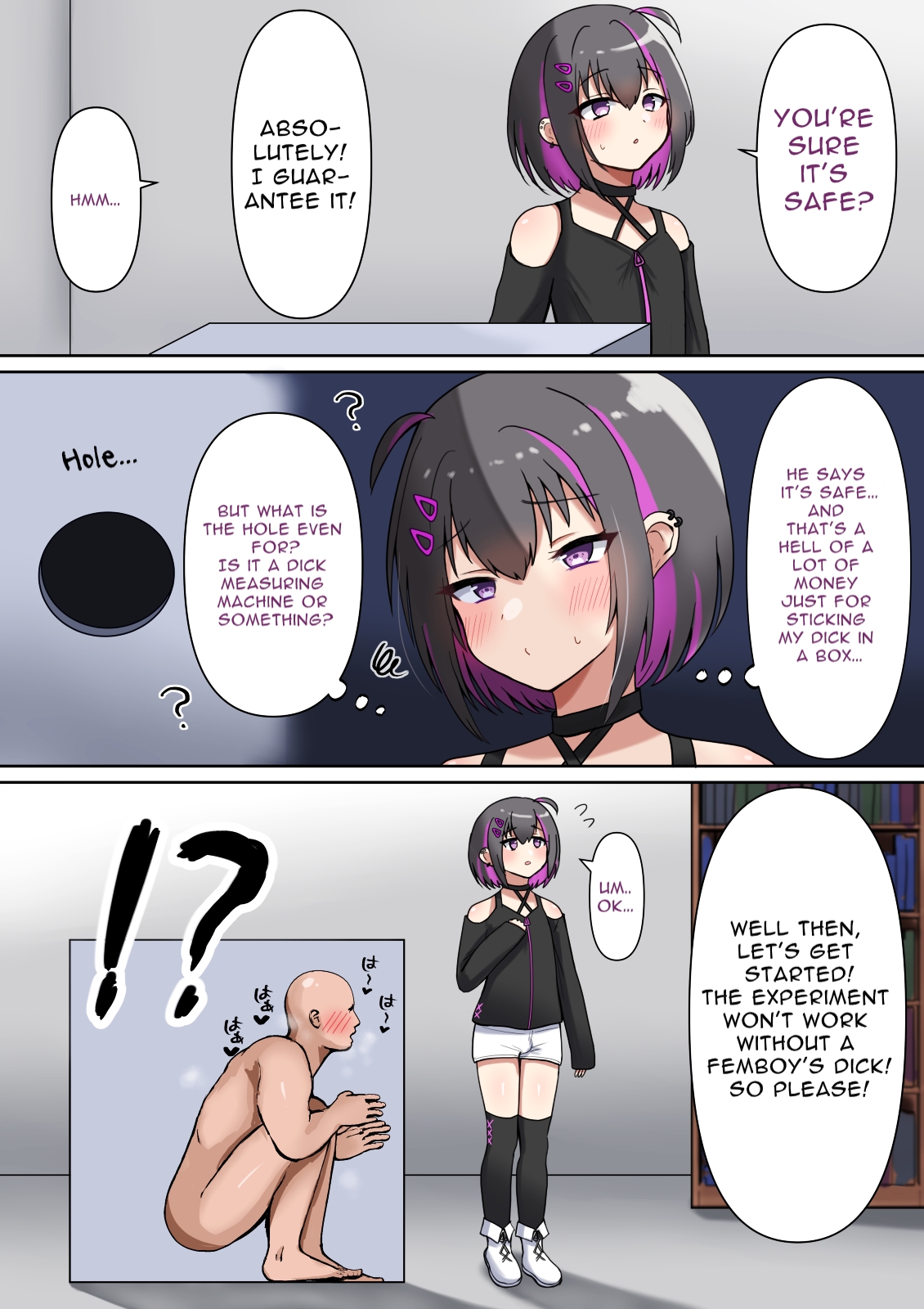 Otokonoko Pretty Boy Stuck His Dick in a Reverse Fellatio Box page 5 full