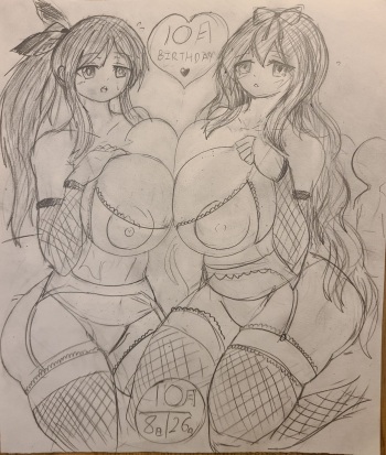 Murakumo and Murasaki's Lewd Birthday cover