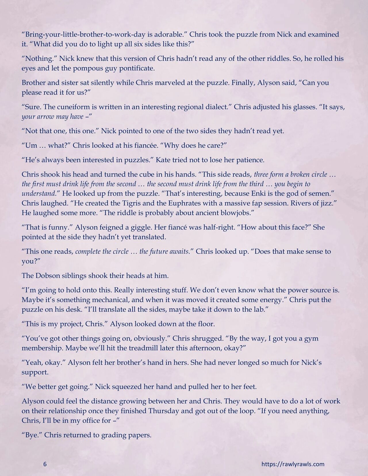 Enki's Puzzle  - 11 - english page 6 full