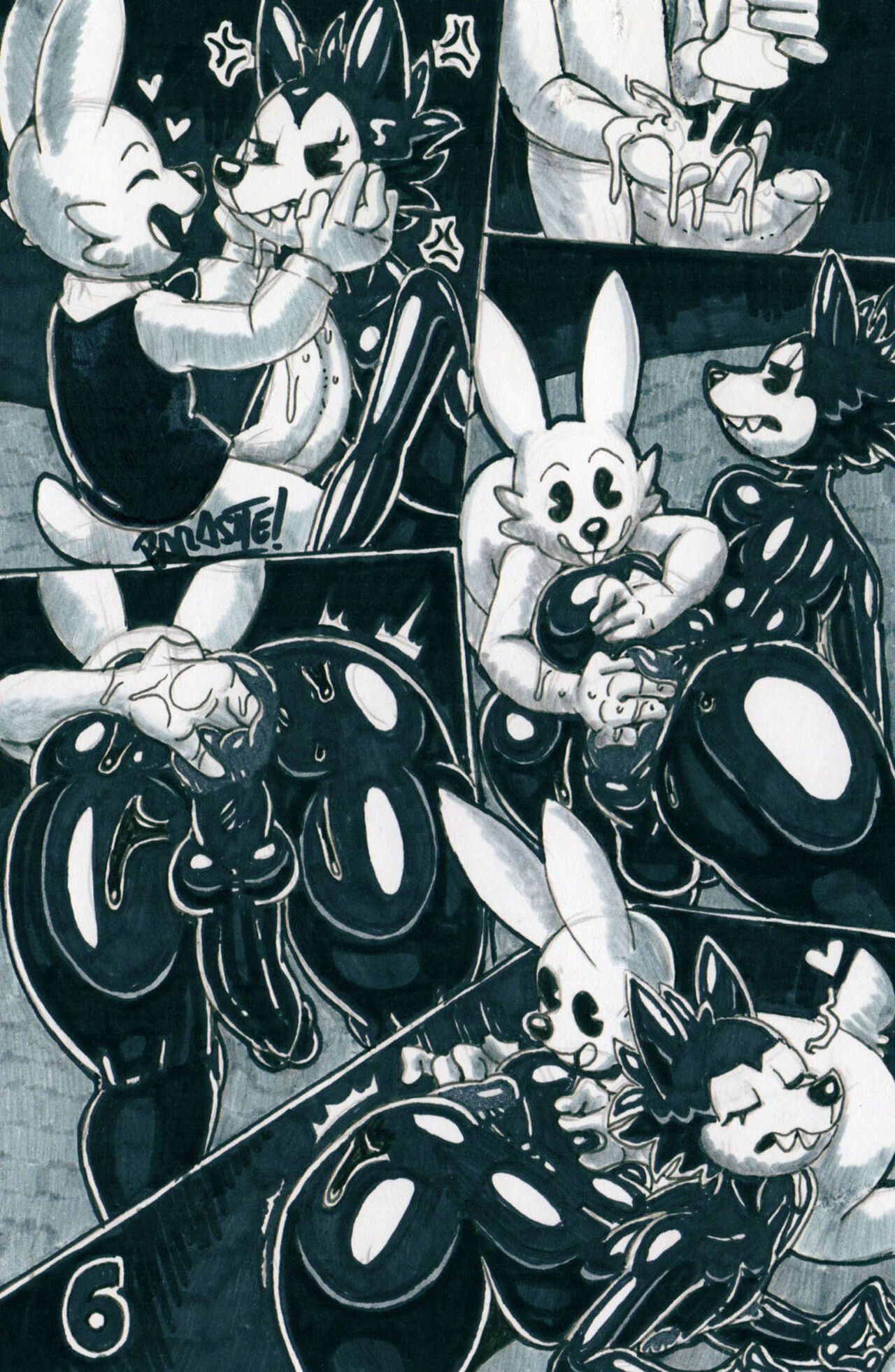Wolf and Rabbit after work page 6 full