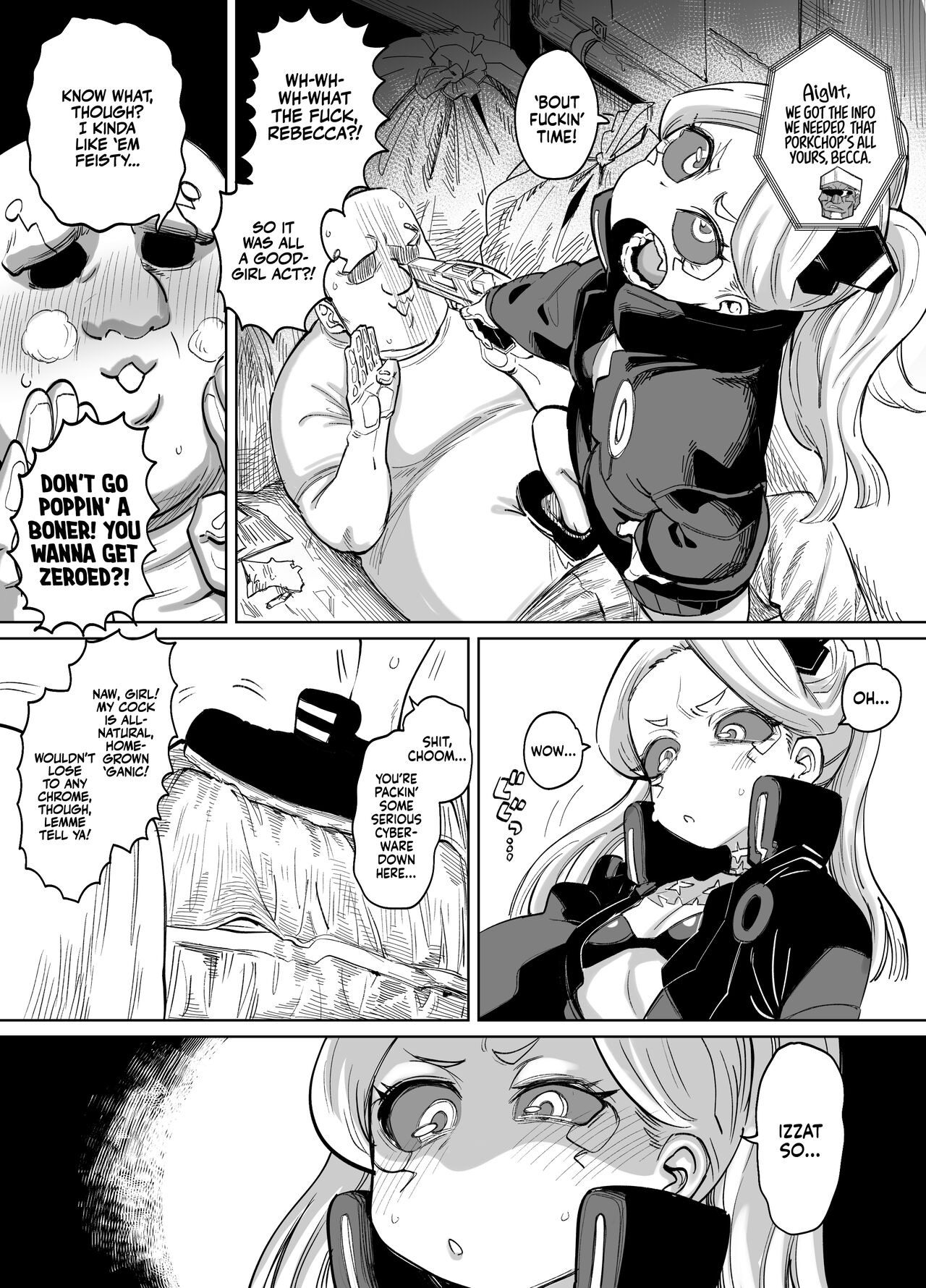 Rebecca-chan to Zukobako Manga | Gettin' Busy With Becca page 1 full