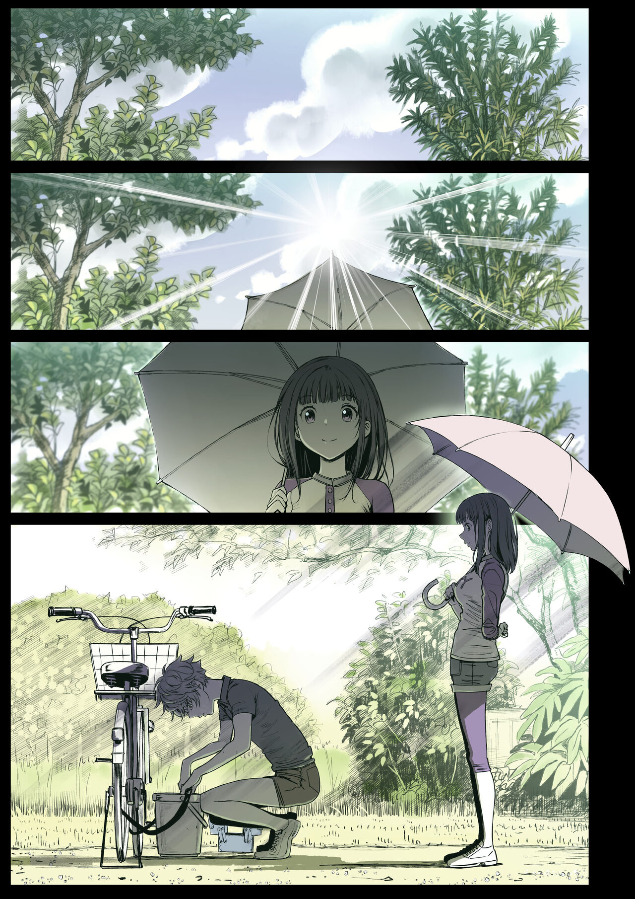 Futari no Aishou ~Osananajimi to Nettori Icha Love 2~ | La Afinidad Entre Nosotros ~Sexo Dulce y Pegajoso con la amiga de la infancia 2~ page 4 full