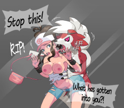 Hilda fucked by Lycanroc