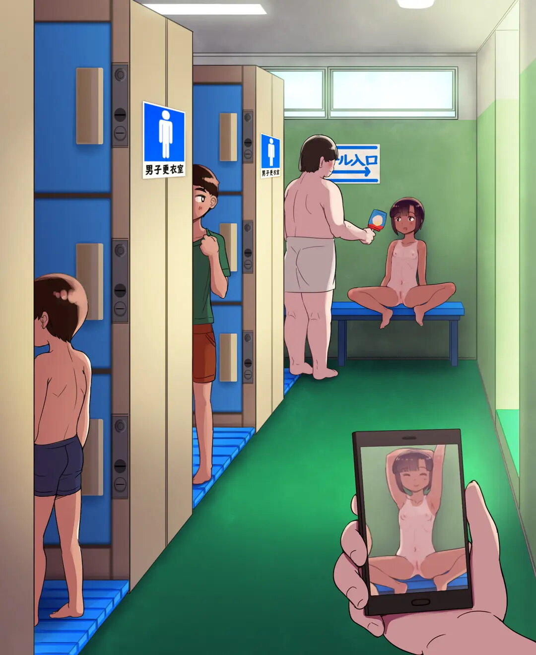 Danshi Kouishitsu no Onnanoko | Girl in the Men's Locker Room page 8 full