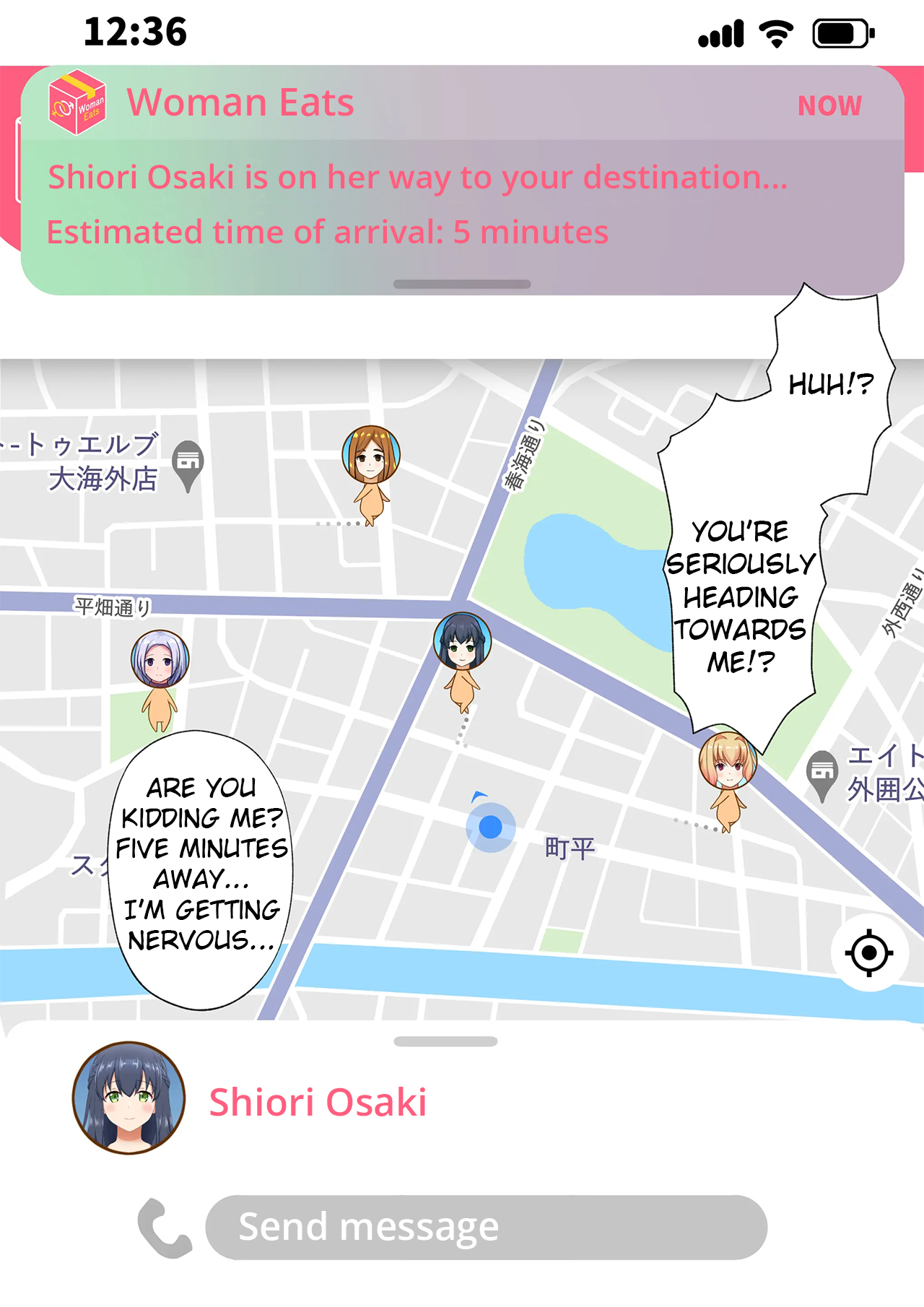 Woman Eats ~Yume no Bishoujo Takuhai Appli~ | Woman Eats ~Beautiful Dream Girl Delivery App~ + Bonus FANTIA Comic page 10 full
