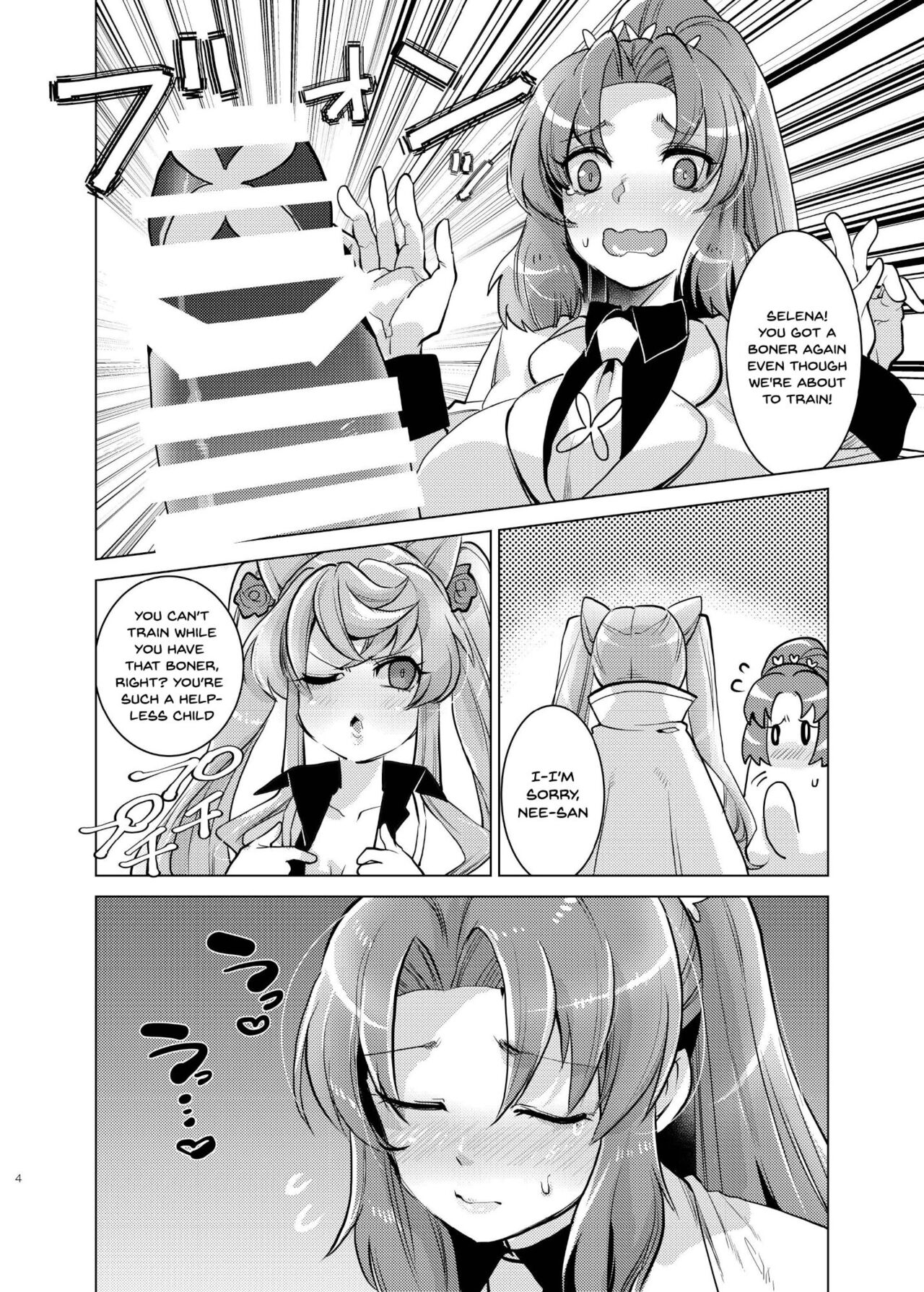 Okkii Serena ga Futanari de Chicchai Maria o Harabote sasechau Shimai Ai | Serena's So Big She Makes Little Maria Look Pregnant When These Two Sisters Make Love page 3 full
