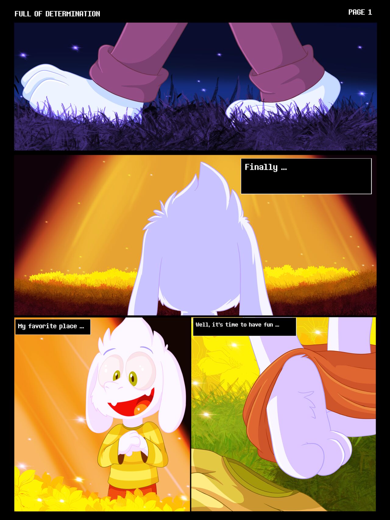 AlbinoTurtle - F.O.D. Full Of Determination - Chapter 1 page 2 full