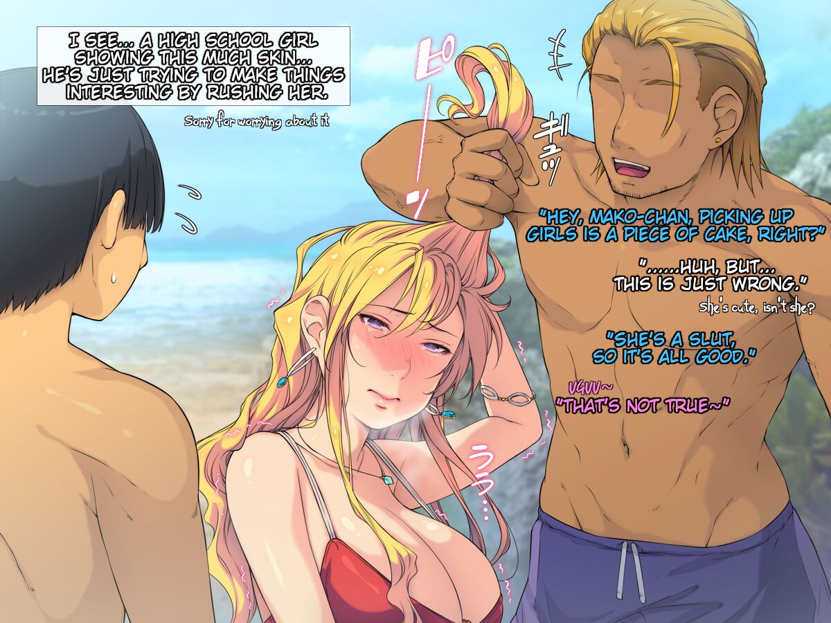 Natsu Beach Kichiku Rape! ~Kyonyuu JK o Gouin Nanpa Kuzu no Seishun!~ | Summer - Beach - Savage Rape! ~Picking Up Big-Titted High School Girls By Force - Scumbag Youth~ page 7 full